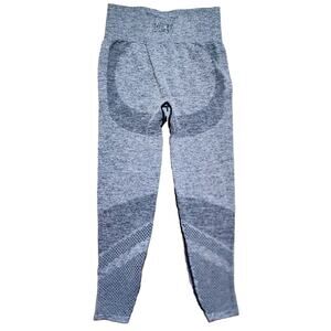 Victoria's Secret PINK ACTIVE Seamless Leggings Black/Gray Heathered Medium